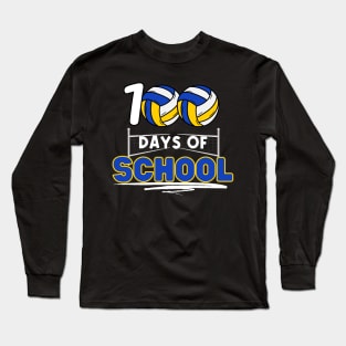 100 days of school - Volleyball Long Sleeve T-Shirt